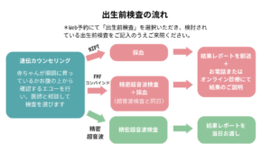 出生前検査の流れ